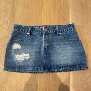 Edikted denim skirt